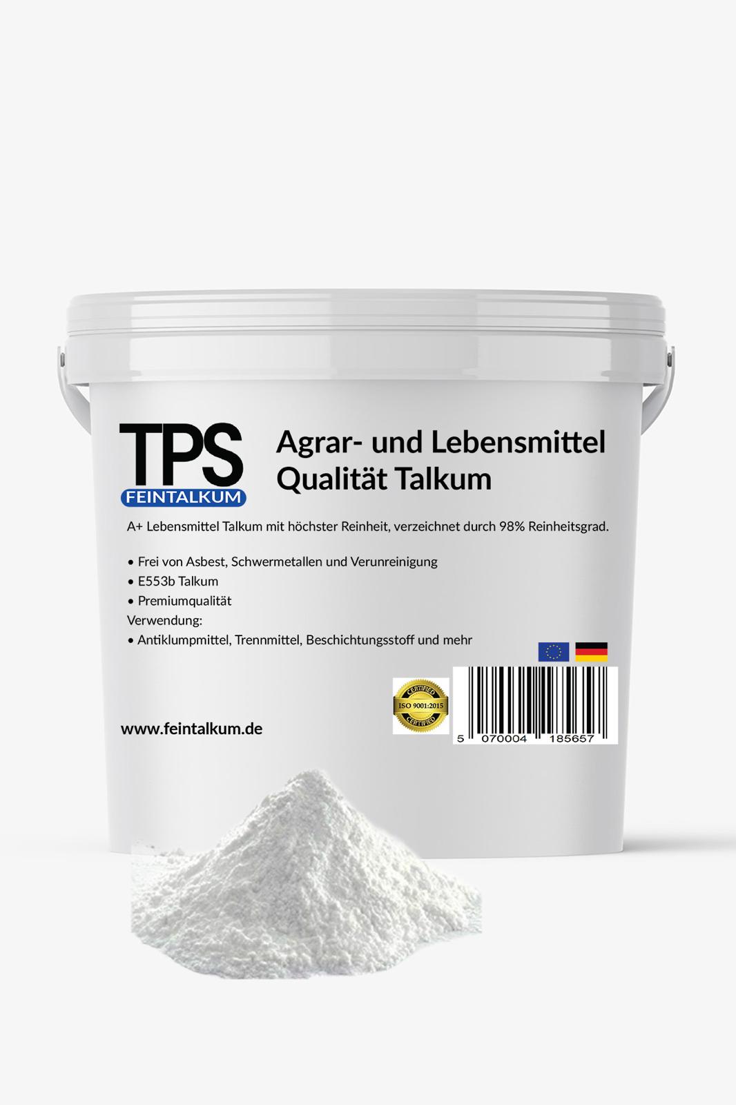 Talkum in Lebensmittelqualität