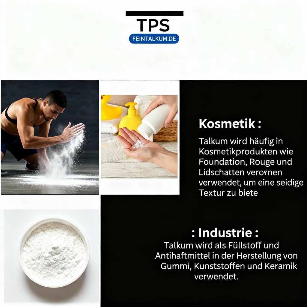 100% natürliches Talkumpuder A+ für Gesichts-Make-up und kosmetische Formulierungen