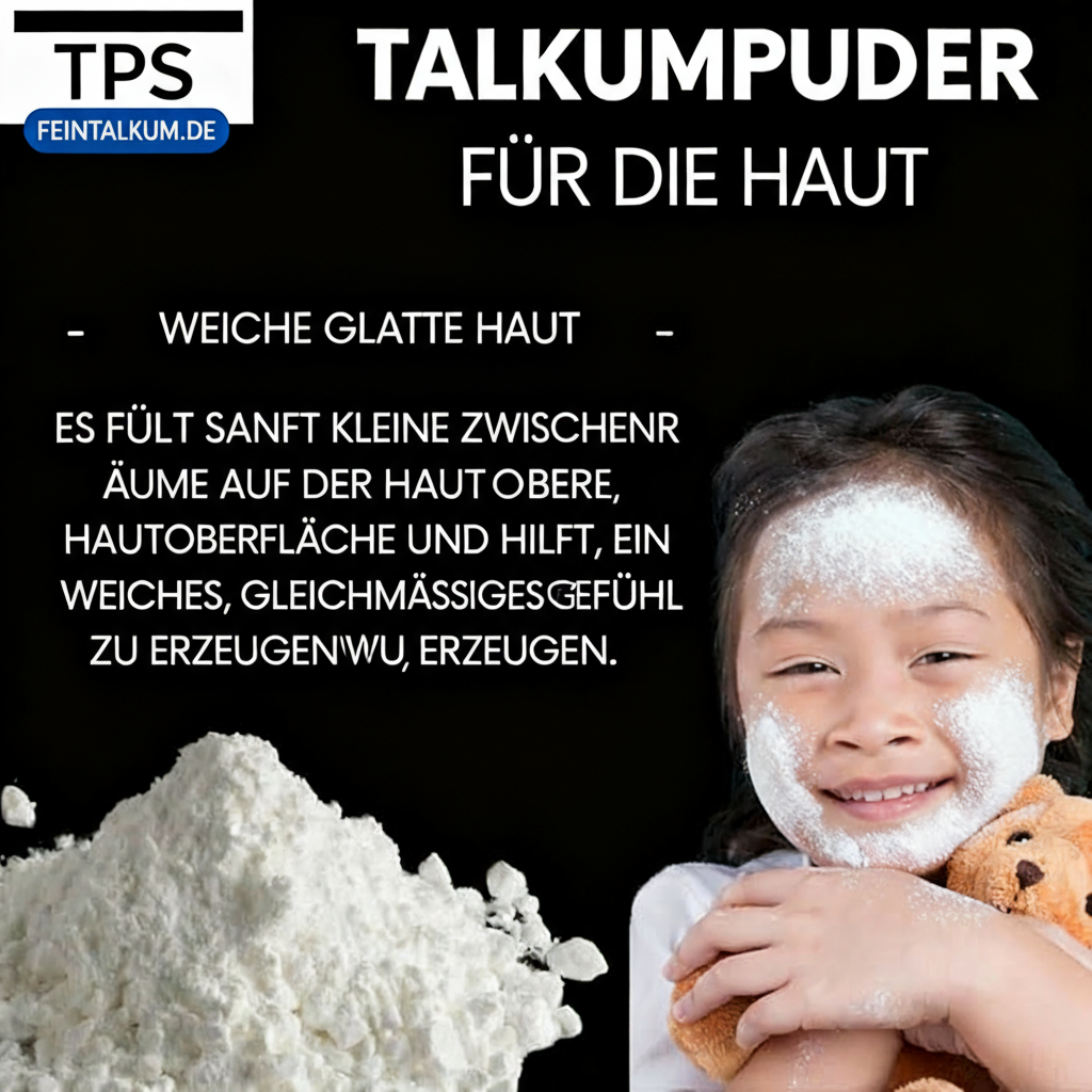 100% natürliches Talkumpuder A+ für Gesichts-Make-up und kosmetische Formulierungen